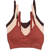 Tahari Womens 3-Pack V-Neck Seamless Comfort Bra