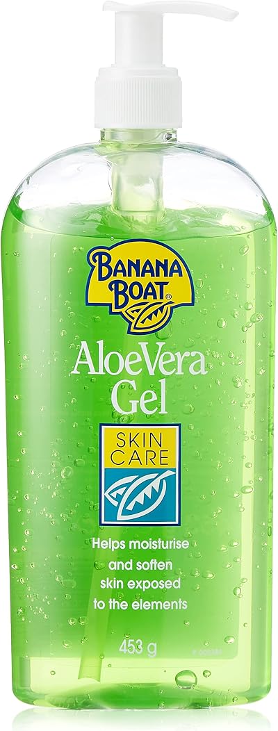 Banana Boat Aloe Vera Skin Care Gel 400ml Large Pump Bottle Soothing Dry Skin