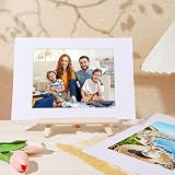 WSICSE 20 Pack White A4 Picture Mounts 8x6 inch Inner 7.9x5.9 Frame Mats view 7