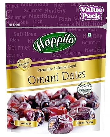 Happilo Premium International Omani Dates 680g (Value Pack)