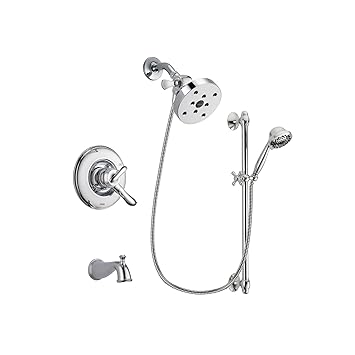 Delta Linden Chrome Dual Control Tub And Shower Faucet System