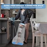 YUNCHI Waterproof Full Leg Cast Cover Shower XL Extra Wide Large Boots view 2
