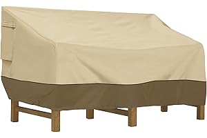 Classic Accessories Veranda Water-Resistant 76 Inch Deep Seated Patio Sofa/Loveseat Cover, Patio Furniture Covers