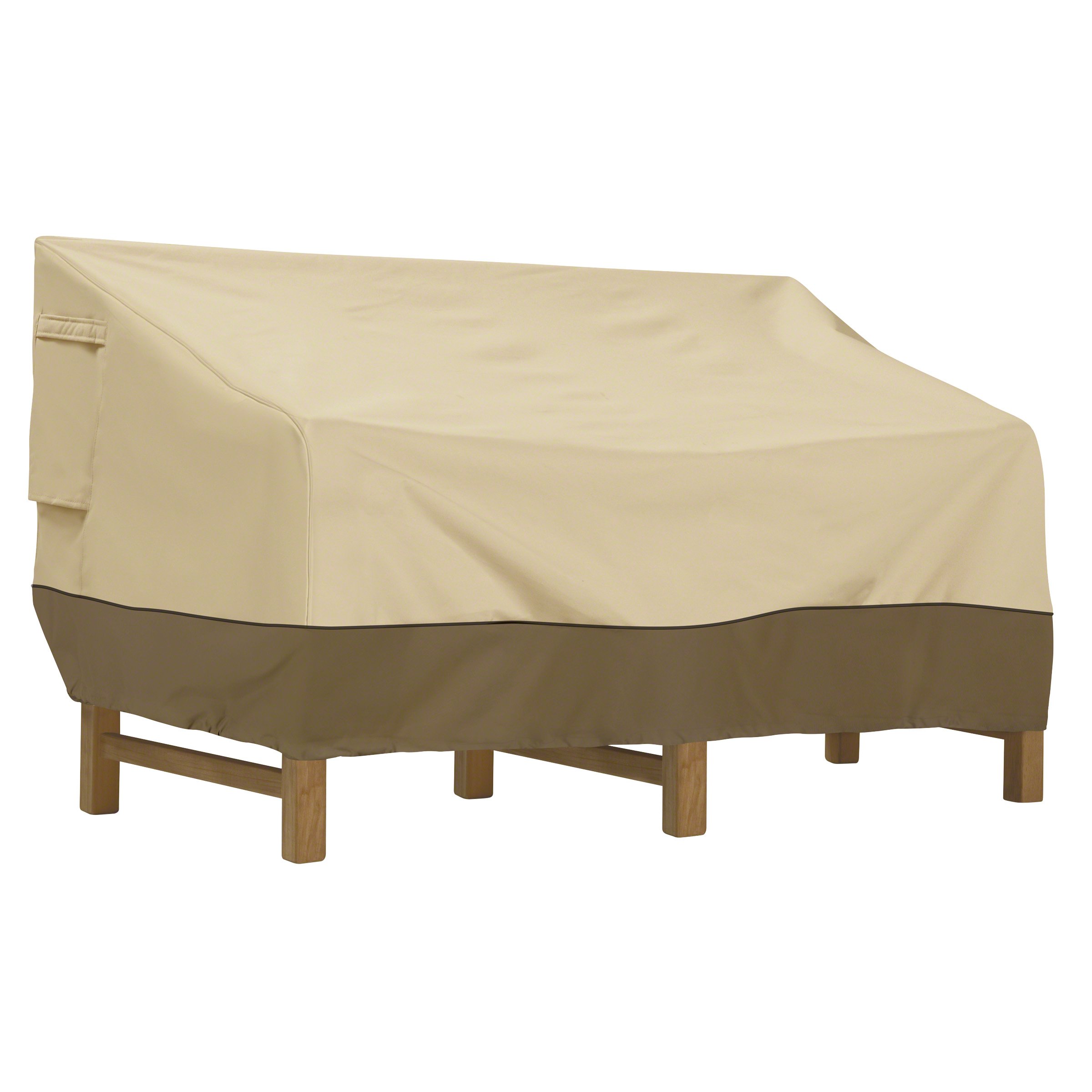 Classic Accessories 55-413-031501-00 Veranda Patio Deep Seat Sofa Cover, Pebble, Medium