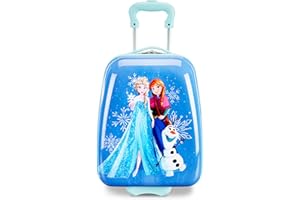 American Tourister Disney Frozen 2 Kids Carry-On Luggage, Hardside With Single Spinner Wheels