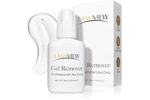 LASHVIEW Sensitive Lash Remover for Lash Extensions - Clear Eyelash Extension Remover Gel 15ml