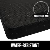 Senua Thick Kneeling Pad Knee Pad Cushion Gardening Yoga 17.5 x 11 x 1.5 Black view 2