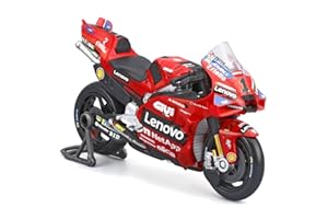 Maisto - Ducati Lenovo Team 2024 Bagnaia #1 1:18 Scale Diecast Motorcycle Detailed MotoGP Replica Ducati License Age 3+