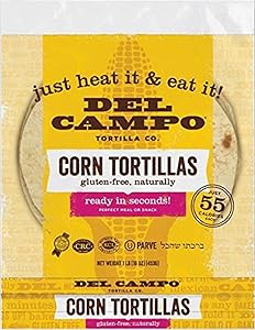 Del Campo Soft Corn Tortillas – 6 Inch Round 1 Lb. Bag. 100% Natural, Gluten Free and All-Corn Authentic Mexican Food. Many Serving Options: Wraps, Tacos, Quesadillas or Burritos, Kosher. (16ct.)