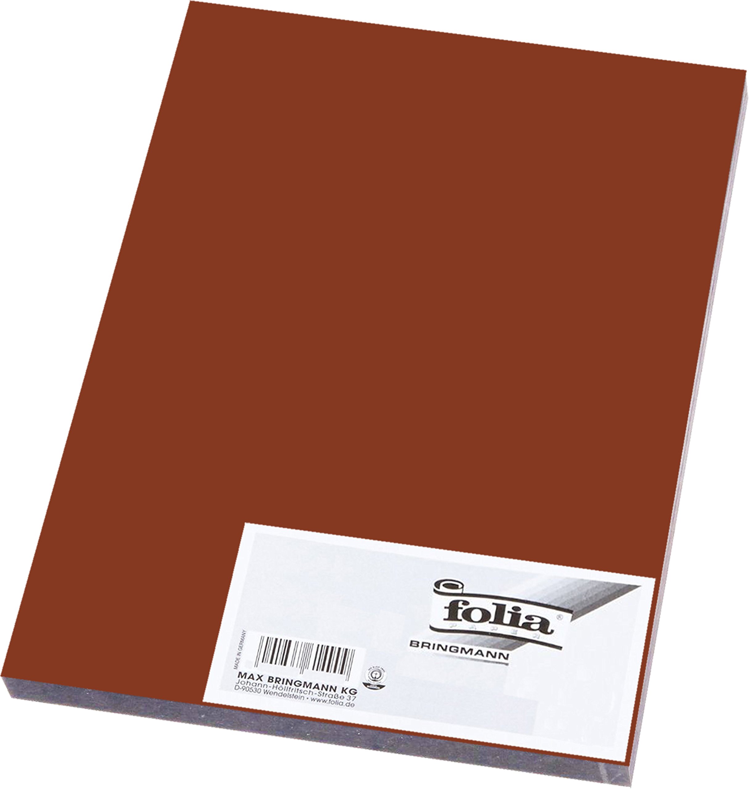 Folia Bringmann 6385 Paper; DIN A3; 50 sheet (S) Chocolate