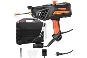 2024 Upgraded Welding Machine, Faiuot Portable ARC Welder Machine, IGBT Standing Handheld 110V Welding Machine Gun, Current Adjustable, Suitable for 3/32"-1/8" Stick Welder