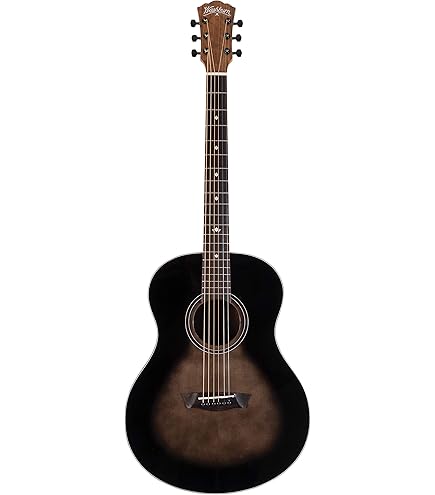 Washburn アコースティックギター ブラック Amazon.com: Washburn Apprentice G-Mini 5 with Gigbag, Black Matte