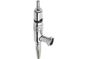 Krome Dispense C257 Stout Faucet, Chrome Plated Brass, 3/8"-16" UNC Thread, 60 Teeth Connection
