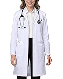 NY Threads Professional Lab Coat for Women, Long