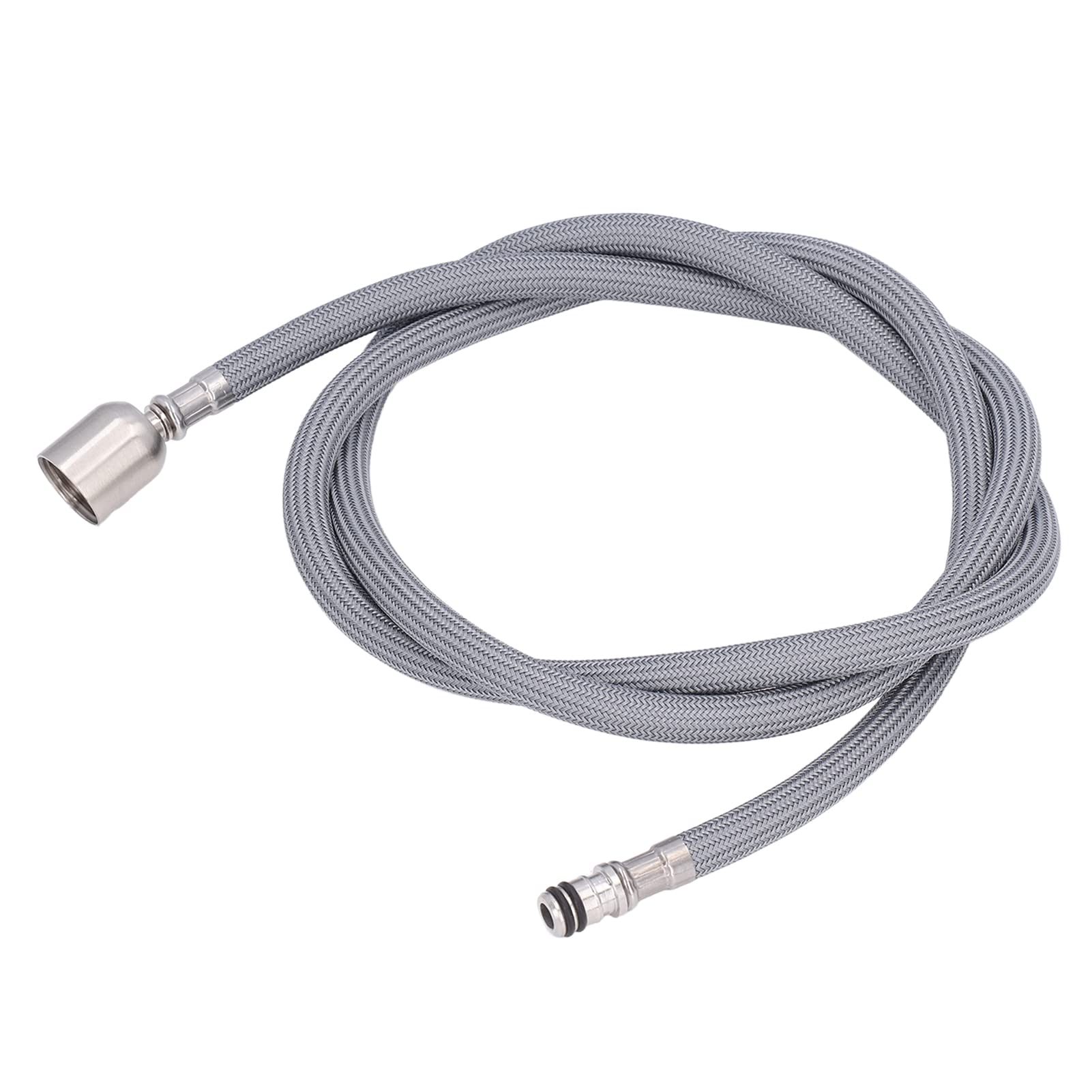 Pull Out Faucet Hose Nylon Braid PVC Shower Hose 1.5m Flexible Faucet Replacement Hose for Kitchen and Bathroom