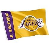 Desert Cactus Los Angeles Lakers Flag LA Lakers NBA National Basketball Association 100% Polyester Indoor Outdoor 3x5 feet Flags (Team Name)