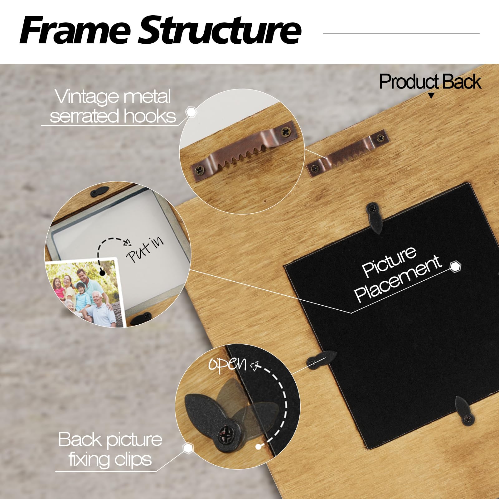 THYGIFTREE New Mom Gifts for Women, Mothers Day Gifts from Son | Boy Mom Picture Frame, Sentimental Birthday Gift for Mom | Fits 4x4 Photo, Rustic Farmhouse Home & Desk Decor