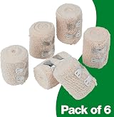 Safety First Aid Group Crepe Cotton Bandages 5 cm x 4.5 m Pack of 6 view 4