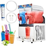 Commercial Slushy Machine 15L X 2, Garvee 7.92