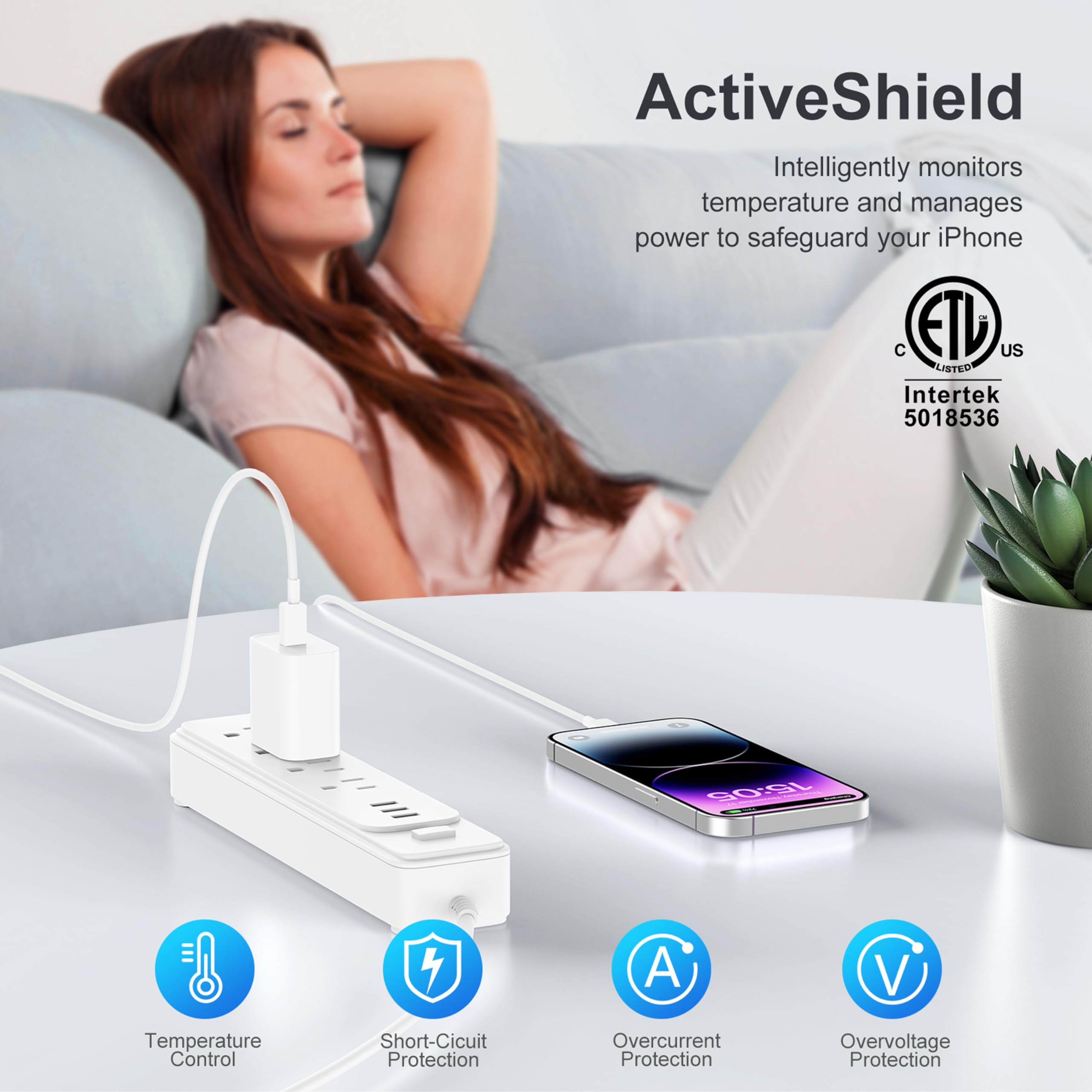 iPhone Charger Fast Charging Original [Apple MFi Certified] 2 Pack Type C Wall Charger Block with 2 Pack 6FT Long USB C to Lightning Cable for iPhone 14/13/12/12 Pro Max/11/Xs Max/XR/X/AirPods Pro
