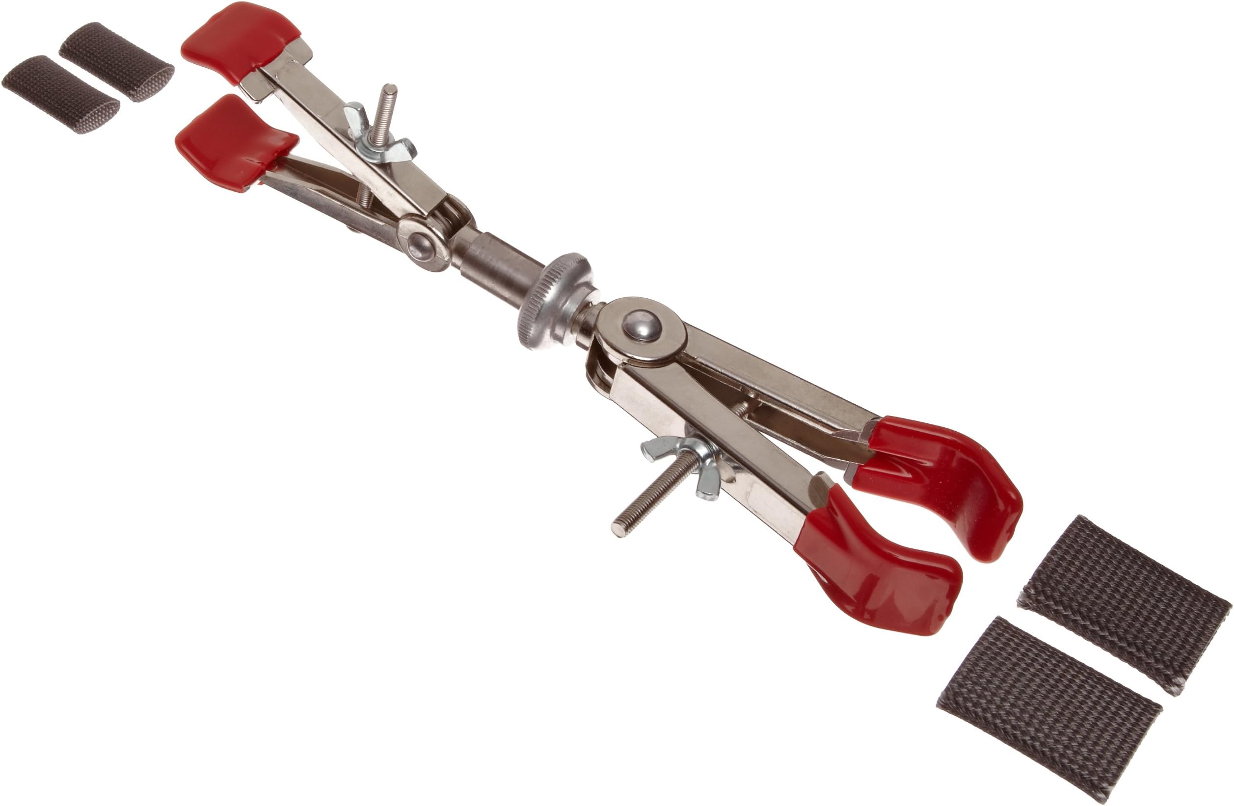 Talboys 916073 2-Prong Double Jaw Utility Clamp, 360 Degree Rotation, 222mm Length, 76mm/95mm Grip Size, Medium/Large