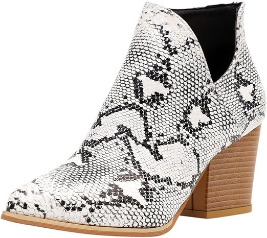 ladies leopard booties