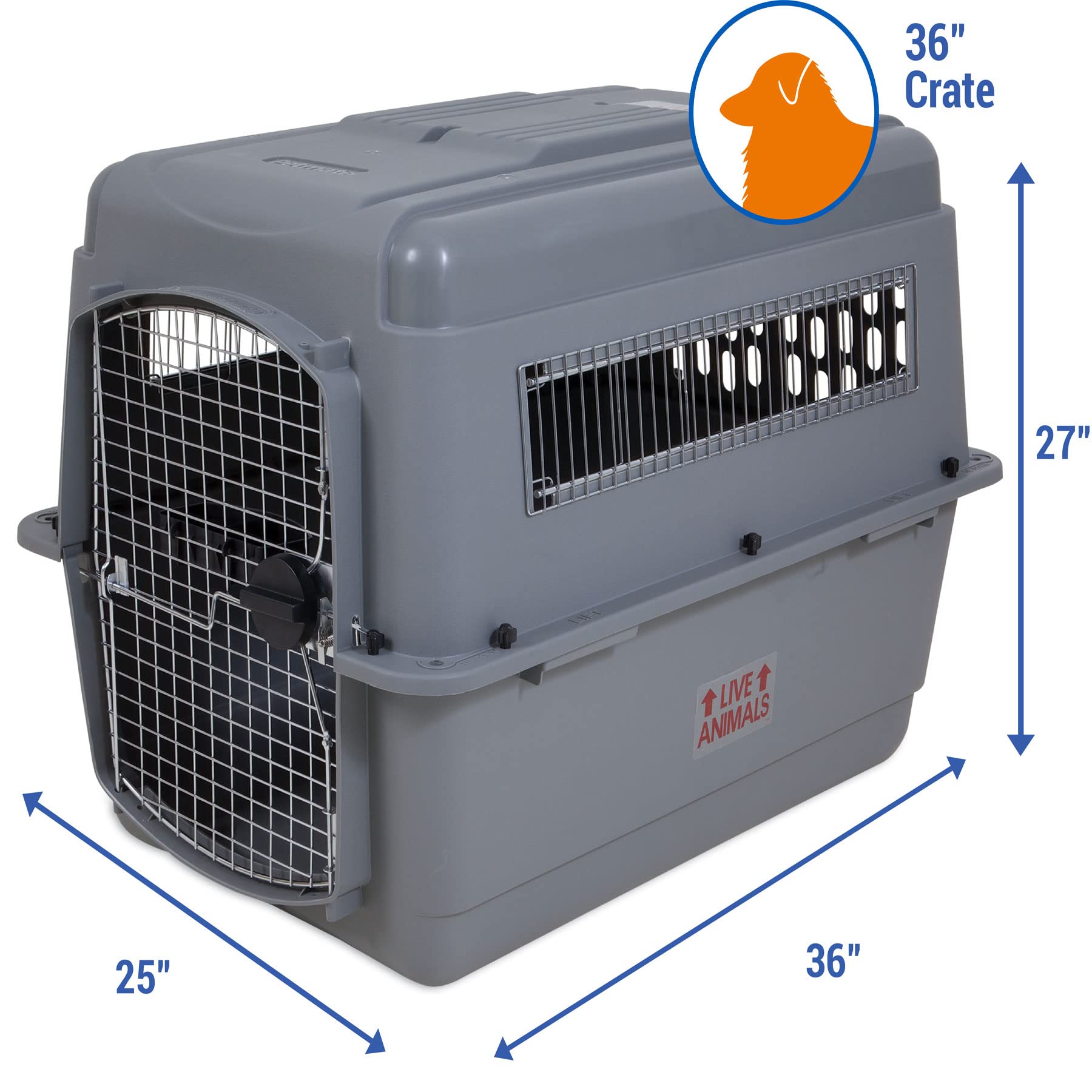 Beeztees Skykennel Number 4, 91 x 63 x 68 cm, Grey
