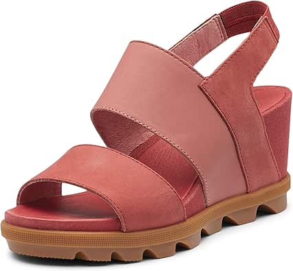 Amazon.com | Sorel - Womenâs Joanie II Slingback, Leather Sandal with Wedge Heel | Sandals
