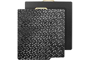 NAHNTAIPY Double Sided PEO PET Build Plate Fit for A1 X1C X1 X1E P1P P1S 3D Printers, Textured Smooth Carbon Fiber PET + Diamond PEO Spring Steel Sheet Plate, 257x257mm