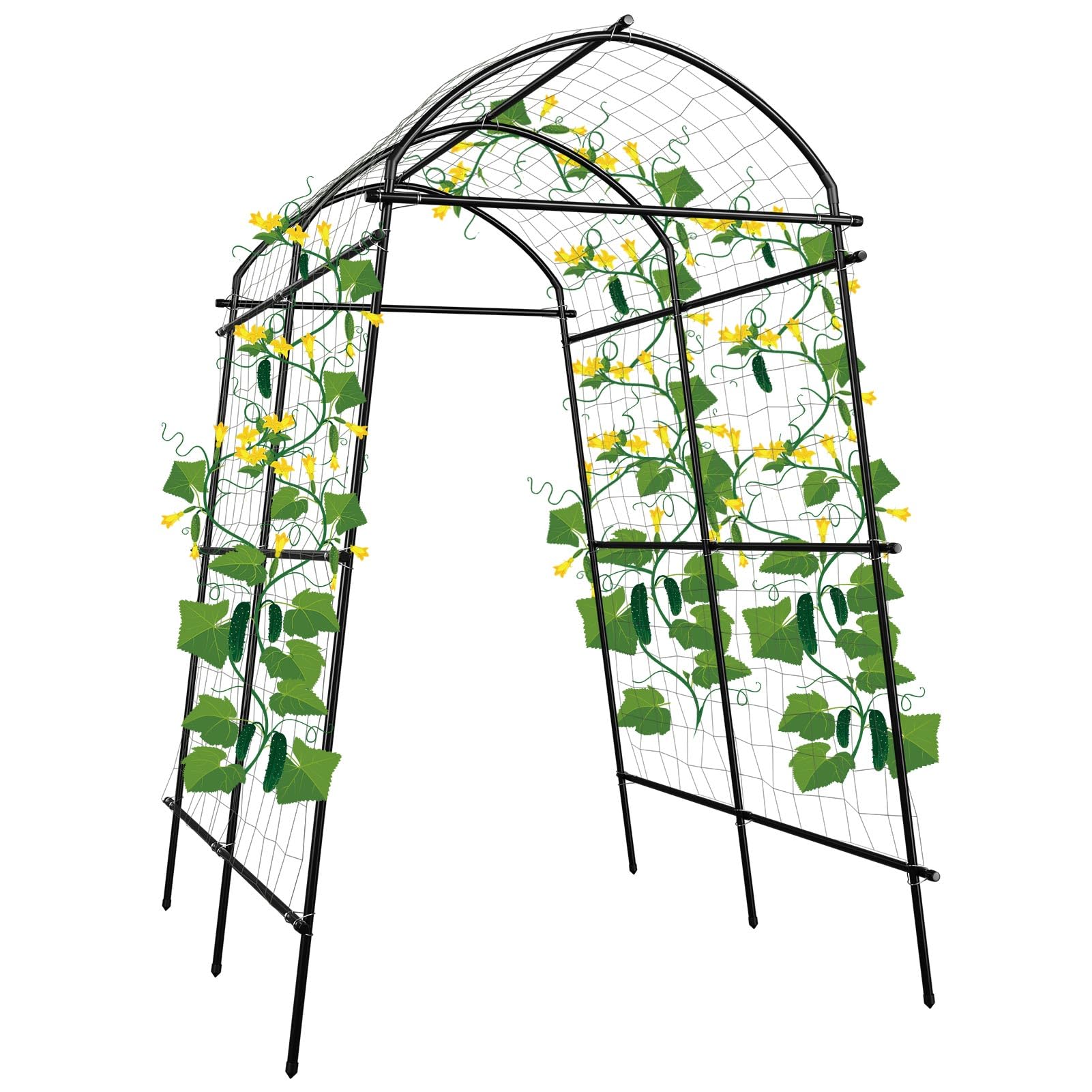 Mua AGTEK 87in Garden Arch Trellis for Climbing Plants, Garden Arches ...
