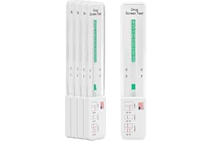 5 Pack - DrugExam Made in USA Most Sensitive Marijuana THC 15 ng/mL Single Panel Drug Test Kit - Marijuana Drug Test with 15 ng/mL Cutoff Level for Detecting Any Form of THC (5)