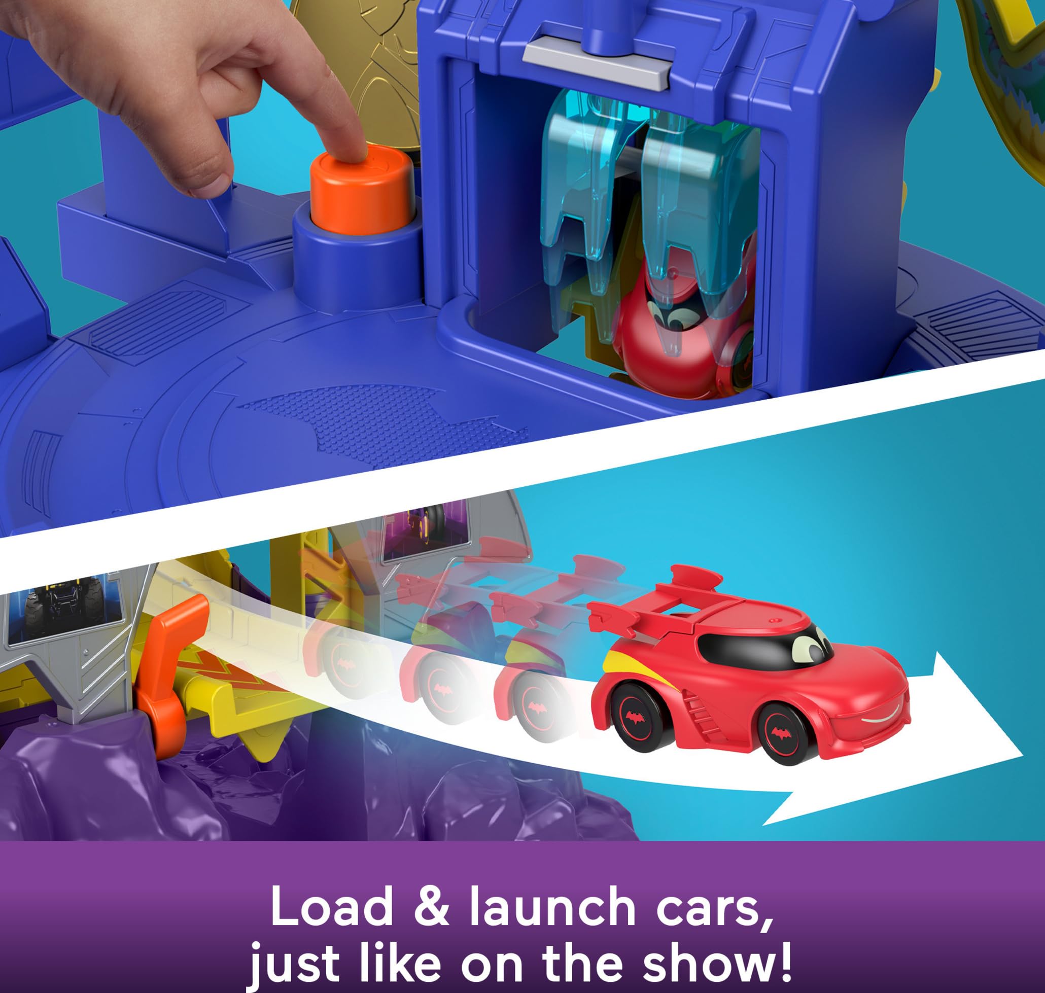 Mua Fisher-Price DC Batwheels Toy Car Race Track Playset, Launch & Race ...