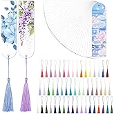 Sublimation Double Sided Bookmark Blanks - 50Pcs Metal Kit + 50 Colors Tassels, DIY Bookmarks for Book Lovers, Crafts, Reading Gifts