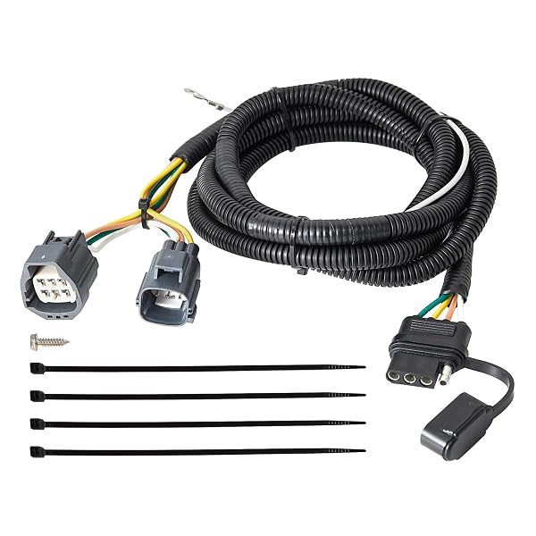 OYVINY 4 PIN TRAILER WIRING HARNESS FOR 2007-2018...