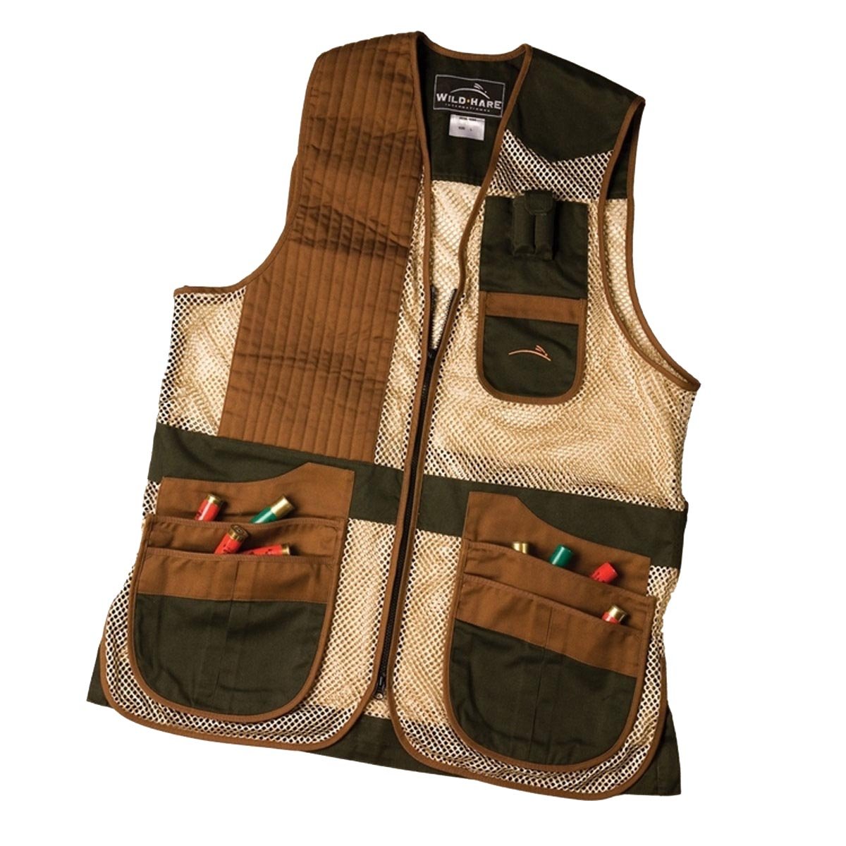 Wild Hare Shooting Gear Heatwave Mesh Vest, Forest Green/Brown