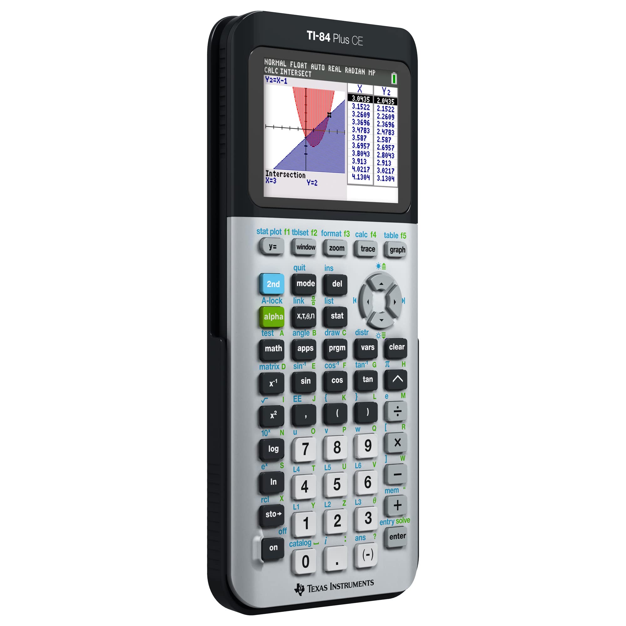 Texas Instruments TI-84 Plus CE Python Color Graphing Calculator, Galaxy Gray (Metallic)