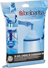 Brabantia 311727 20 Perfect Fit Extra Strong Bin Liners Size A 3L 60 Pack