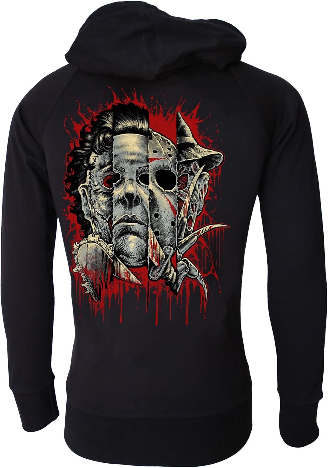 horror zip up hoodie