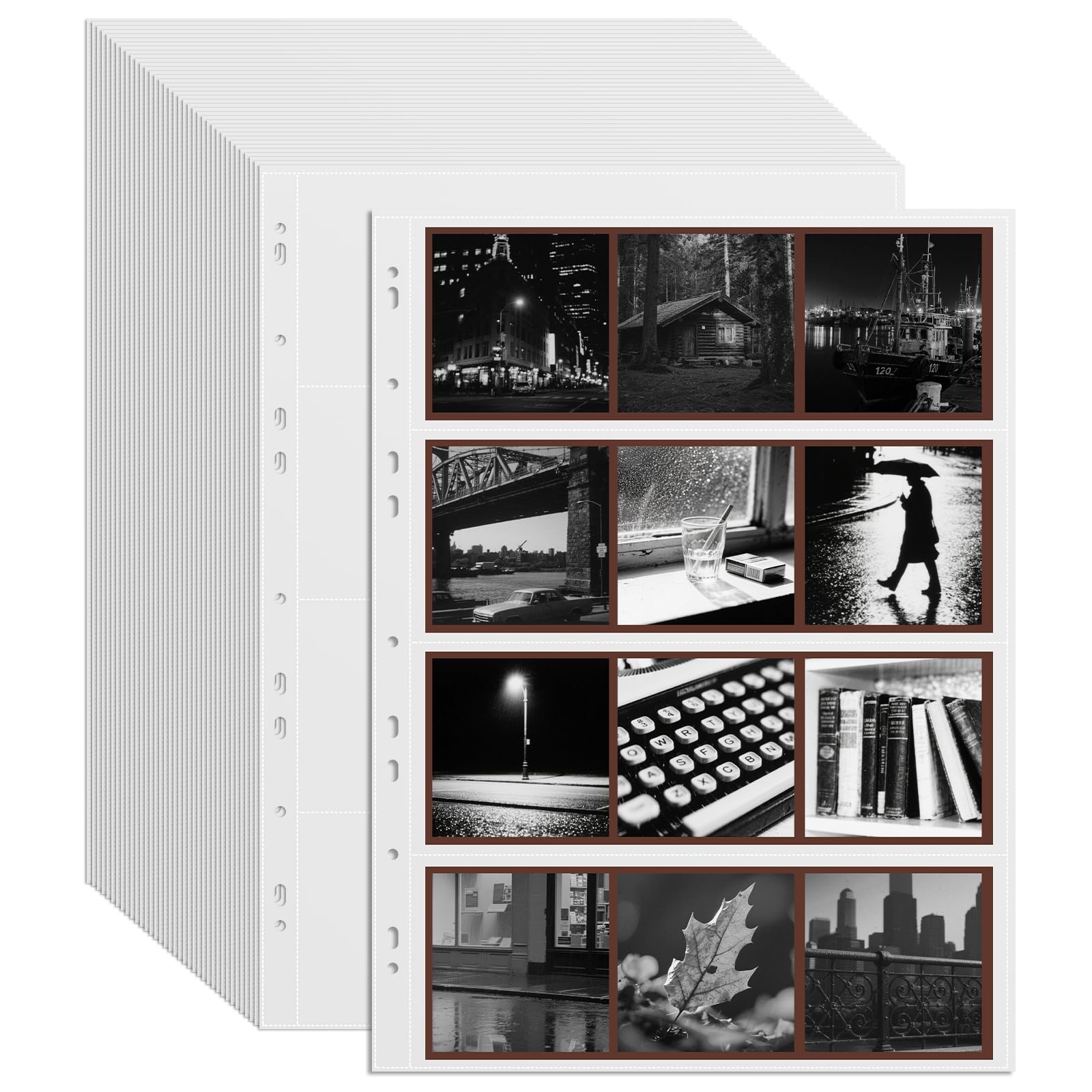 Photo 1 of 120 Film Negative Sleeves 50Pcs Film Storage Binder for Negatives Archival Film Holder Help You Collect and Organize Films.