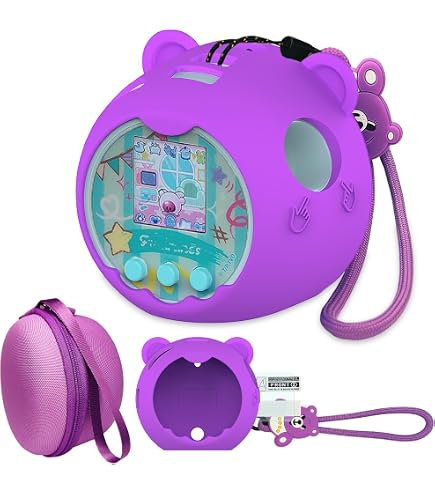 Housse de protection en silicone pour Punirunes Virtual Electronic Pet Device Protection complète à 360 degrés Antichute Silicone Protector