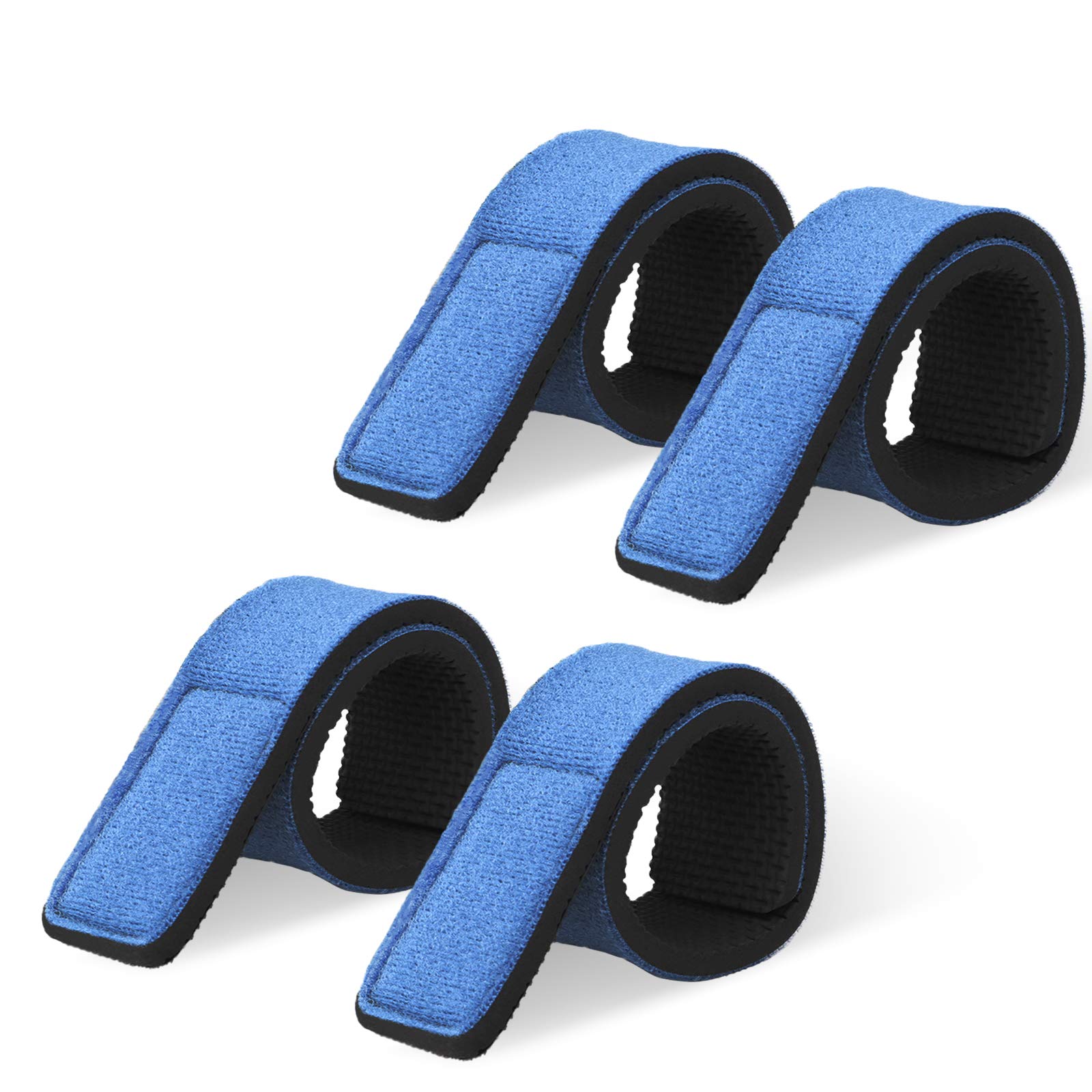 PHINGEER Fishing Rod Straps 4pcs Magic Bait Strap, Spinning Rod Straps Holders, Fishing Tackle Tie Bag Accessories