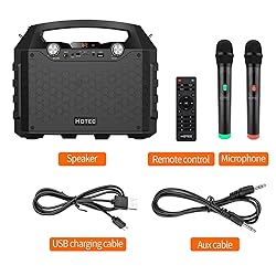 Hotec Wireless Bluetooth Portable PA Speaker