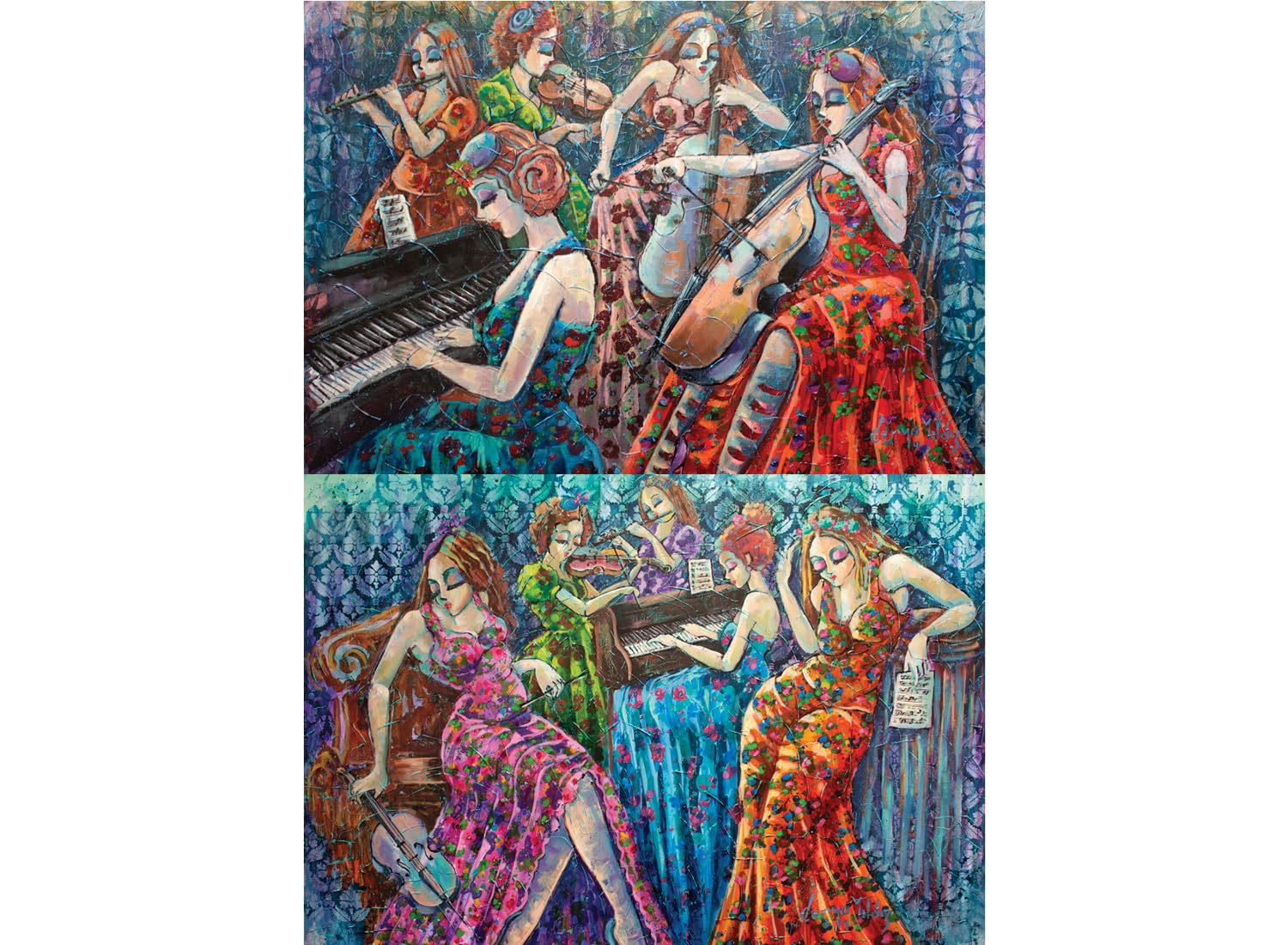 Anatolian Jigsaws 1000 pieces for adults - 1000(2X500) piece jigsaw puzzles for adults COLOURFUL NOTES is ideal as a gift for the whole family and the jigsaw puzzle is made of ESKA BOARD