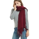 Novawo Wool Scarf Soft Warm Winter Scarves Wraps for Women and Unisex