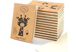 Sikao 24 Pack Cute Animals Mini Notebooks for Kids Party Favors, A6 Small Notebooks for Girls Teens, Notebook Bulk for Class Prizes Bag Stuffer, Little Journals for Kids, Happy Mini Journal