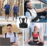 Aollop Posture Corrector for Men and Women Adjustable Back Brace 35-47 in view 8