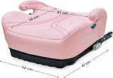 Kinderkraft I-BOOST 2 PRO i-Size Car Seat 125–150 cm ISOFIX AIR Flow Black Pink view 5