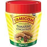 Tamicon Tamarind Concentrate | Tangy &amp; Sour Imli Chutney | South Indian Style Paste | Ideal for Indian Curries, Thai Sauces &amp; Kitchen Recipes | 7.05 Oz (200gm)