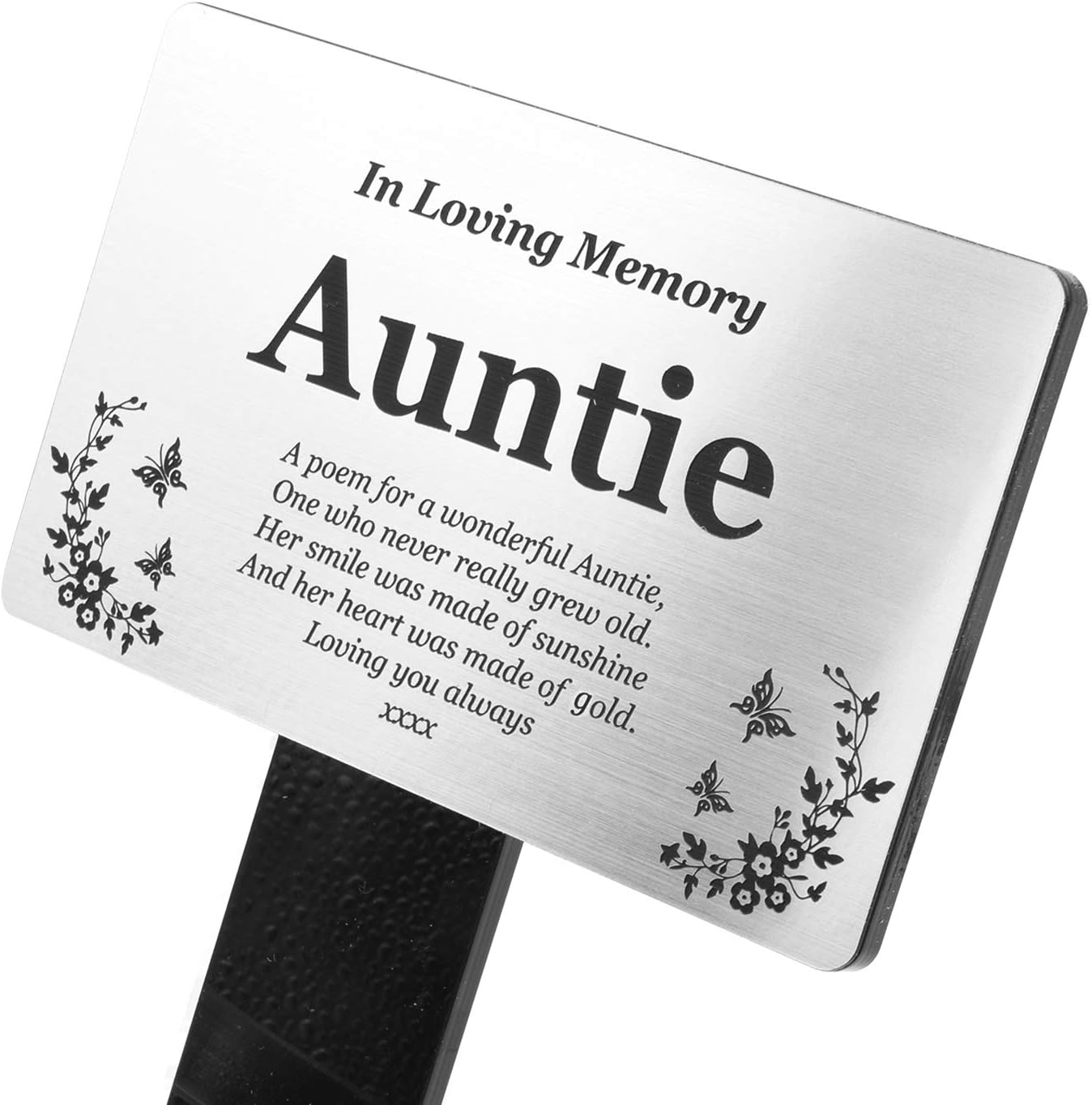 Personalised Bereavement Gifts. Memorial Plaques With Custom Text, Gardens Ground Stake Or Grave Ornaments, Acrylic - Image 3