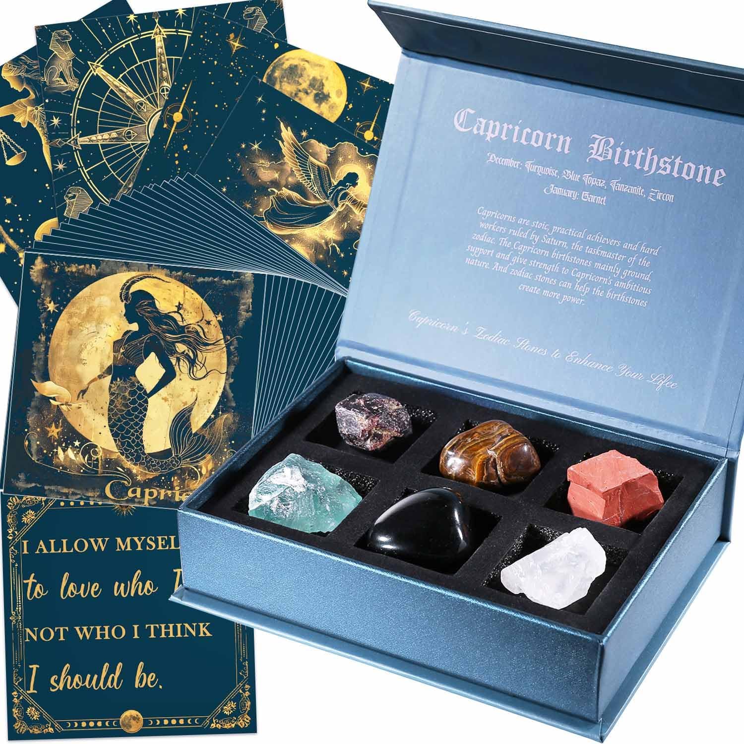 Faivykyd Capricorn Birthday Crystals